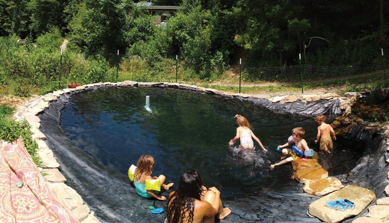 Earth Bag Pool Construction